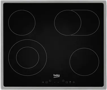 Nobilia SPA BEKO Glaskeramische kookplaat EB 9741 XHL, solo-toestel, raamwerk roestvrijstaal EB9741XHL Nobilia SPA BEKO Glaskeramische kookplaat EB 9741 XHL, solo-toestel, raamwerk roestvrijstaal EB9741XHL