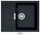 Nobilia SPA FRANKE: Built-in sink Sirius S2D 611-62, made of Tectonite carbon 87502 Nobilia SPA FRANKE: Built-in sink Sirius S2D 611-62, made of Tectonite carbon 87502