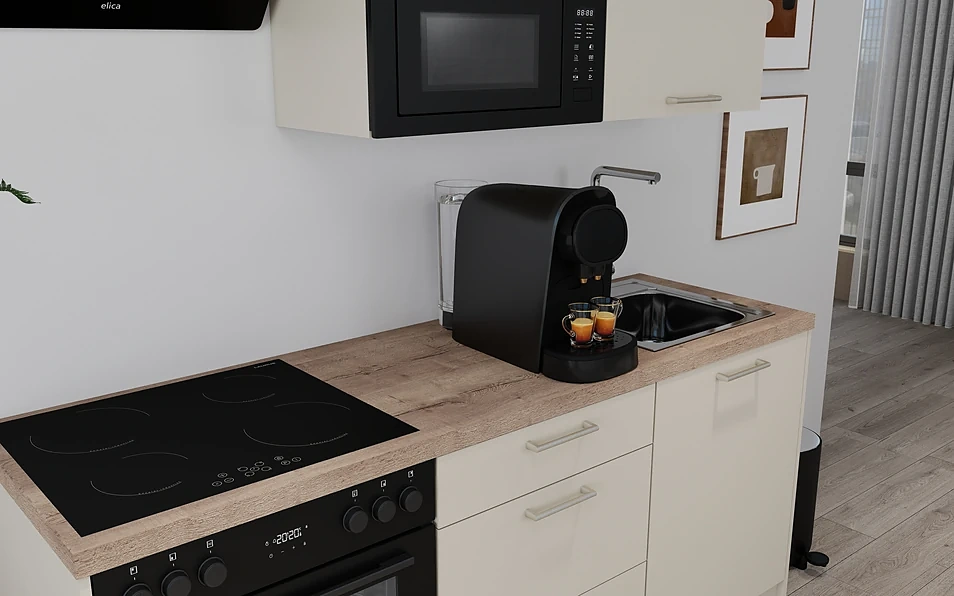 Nobilia SPA Cuisine linéaire 180 cm nobi smart Confort Coohom 2