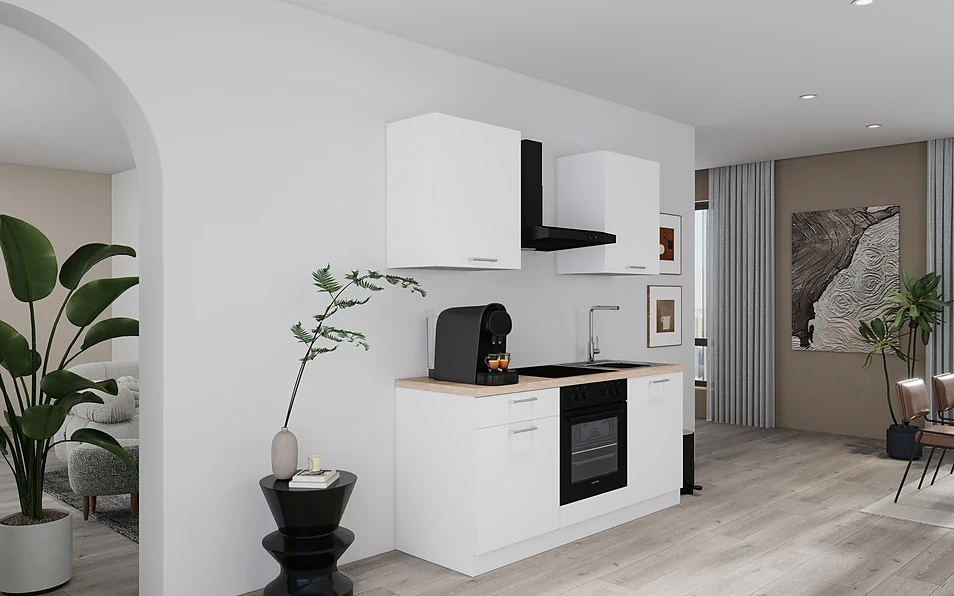 Nobilia SPA Cuisine linéaire 180 cm nobi smart Base Coohom 1