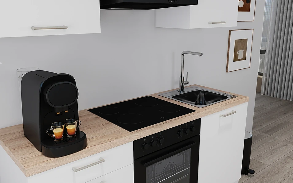 Nobilia SPA Cuisine linéaire 180 cm nobi smart Base Coohom 2
