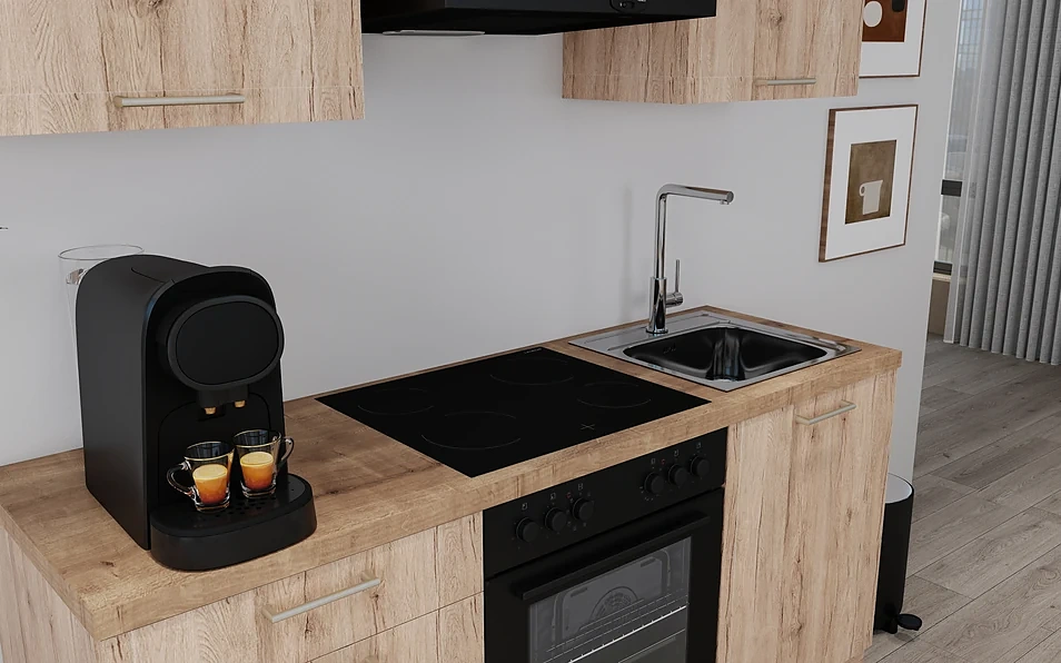 Nobilia SPA Cuisine linéaire 180 cm nobi smart Base Coohom 2