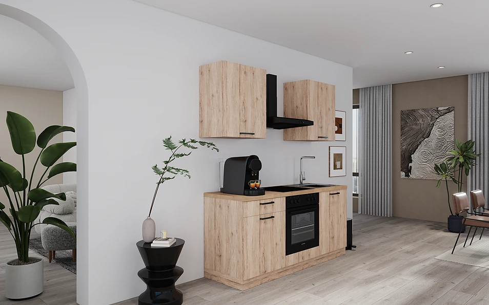 Nobilia SPA Cuisine linéaire 180 cm nobi smart Base Coohom 1