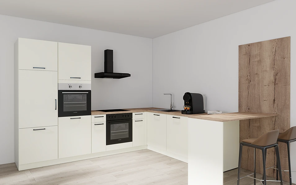 Nobilia SPA U-keuken 225 cm x 286 cm nobi smart Basis Coohom 1