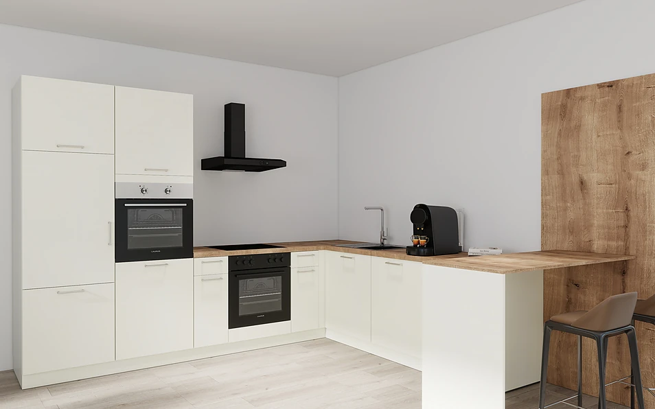 Nobilia SPA U-keuken 225 cm x 286 cm nobi smart Basis Coohom 1