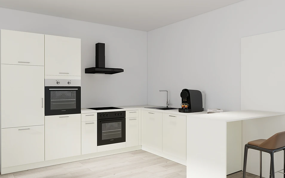Nobilia SPA U-keuken 225 cm x 286 cm nobi smart Basis Coohom 1