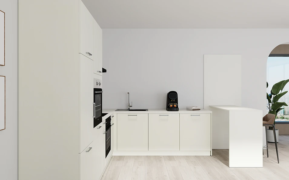 Nobilia SPA U-keuken 225 cm x 286 cm nobi smart Basis Coohom 0