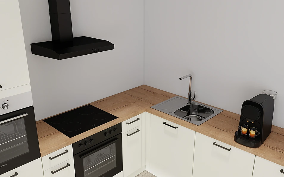 Nobilia SPA U-keuken 225 cm x 286 cm nobi smart Basis Coohom 2
