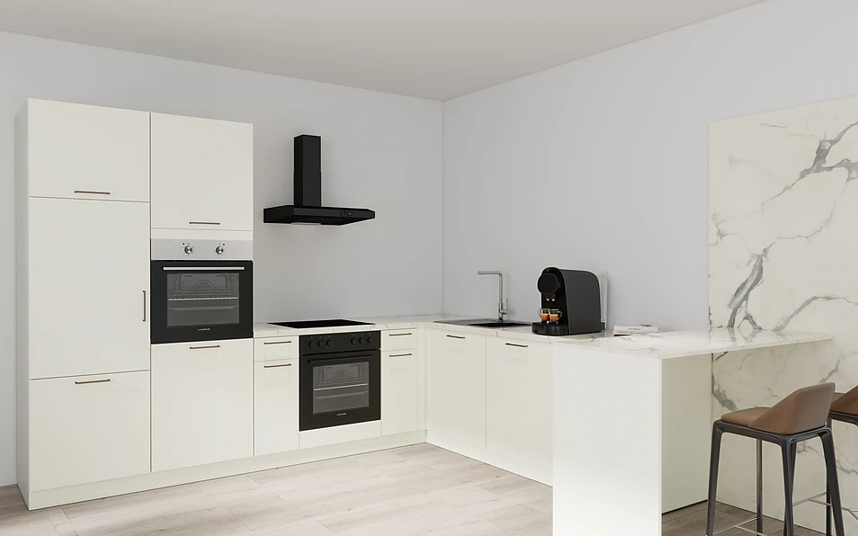 Nobilia SPA U-keuken 225 cm x 286 cm nobi smart Basis Coohom 1