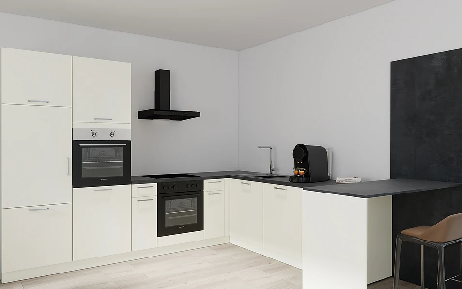 Nobilia SPA U-keuken 225 cm x 286 cm nobi smart Basis Coohom 1