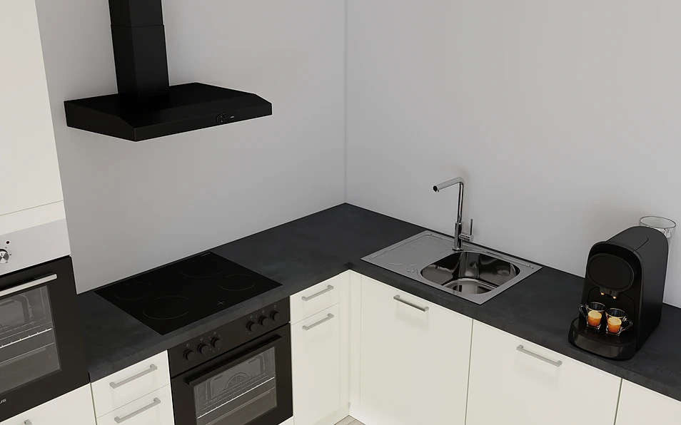 Nobilia SPA U-keuken 225 cm x 286 cm nobi smart Basis Coohom 2