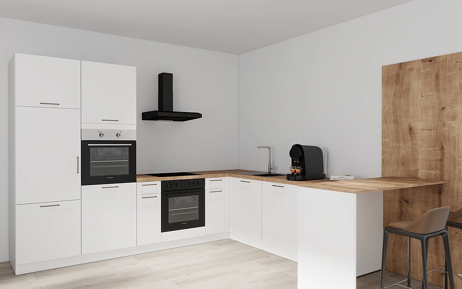 Nobilia SPA U-shaped kitchen 225 cm x 286 cm nobi smart Basic KPS Max web 1