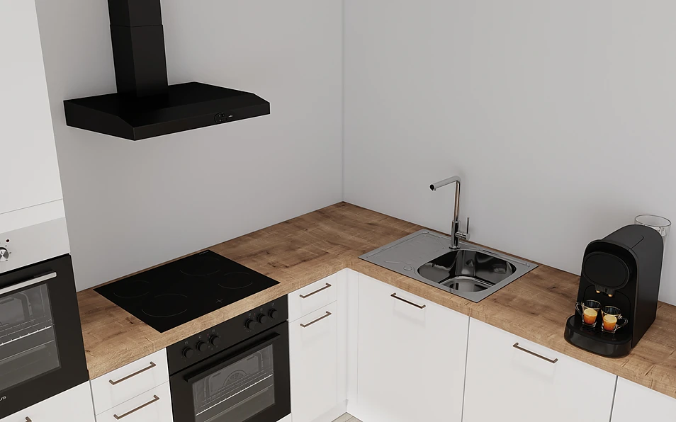 Nobilia SPA U-shaped kitchen 225 cm x 286 cm nobi smart Basic KPS Max web 2