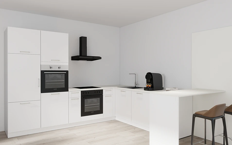 Nobilia SPA U-keuken 225 cm x 286 cm nobi smart Basis Coohom 1