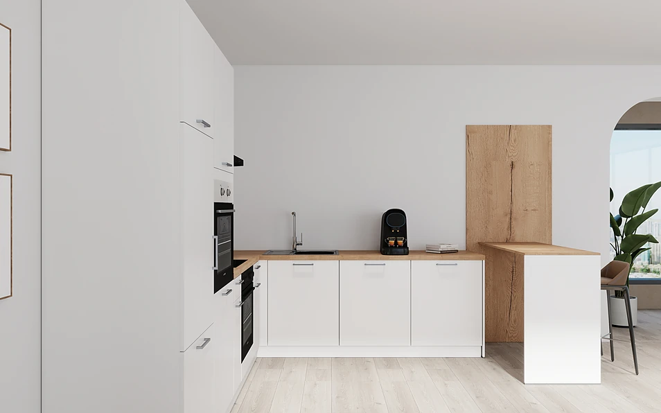 Nobilia SPA U-keuken 225 cm x 286 cm nobi smart Basis Coohom 0