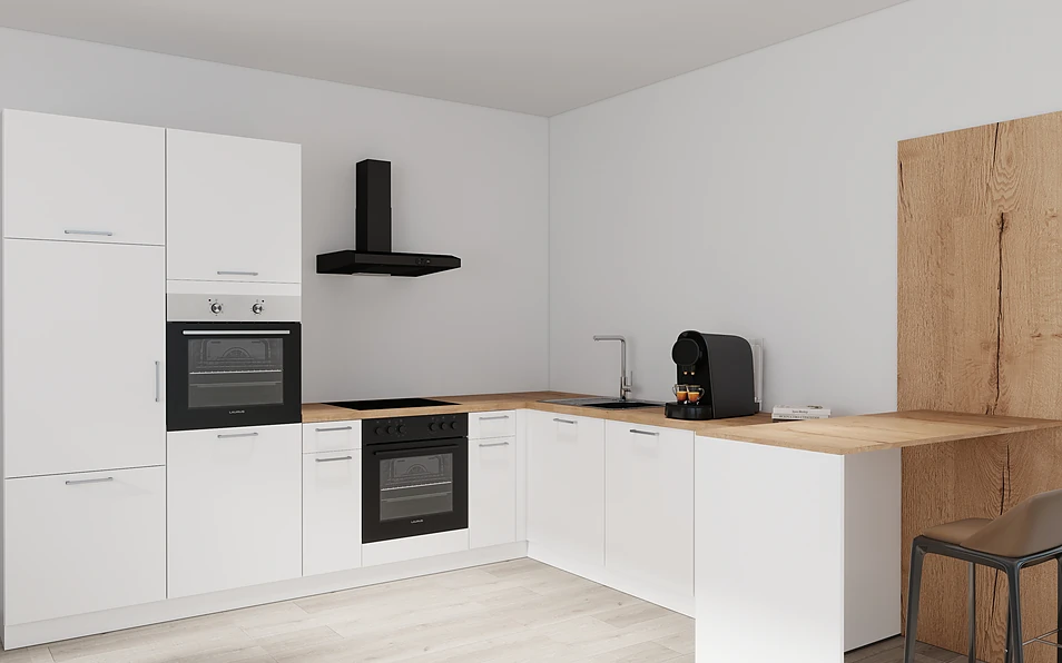 Nobilia SPA U-keuken 225 cm x 286 cm nobi smart Basis Coohom 1