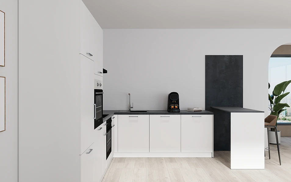 Nobilia SPA U-keuken 225 cm x 286 cm nobi smart Basis Coohom 0