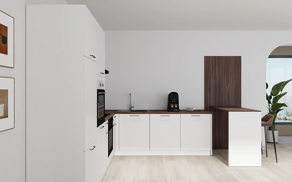 Nobilia SPA U-keuken 225 cm x 286 cm nobi smart Basis Coohom 0