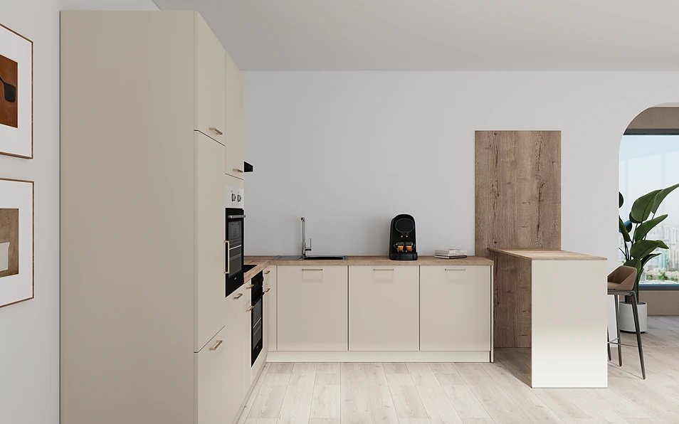 Nobilia SPA U-keuken 225 cm x 286 cm nobi smart Basis Coohom 0