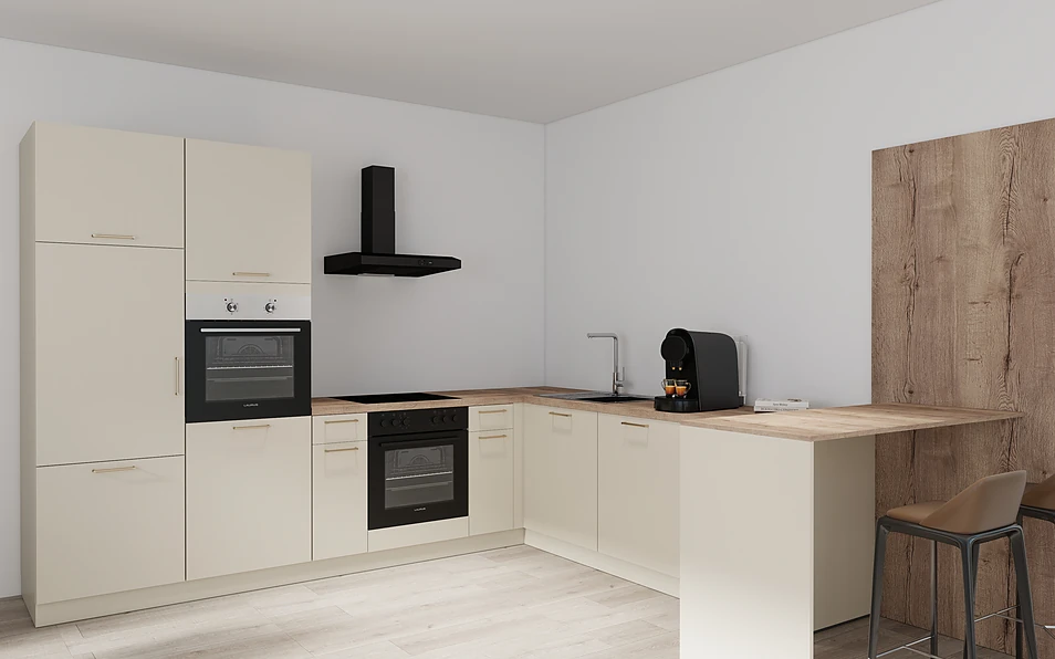 Nobilia SPA U-keuken 225 cm x 286 cm nobi smart Basis Coohom 1