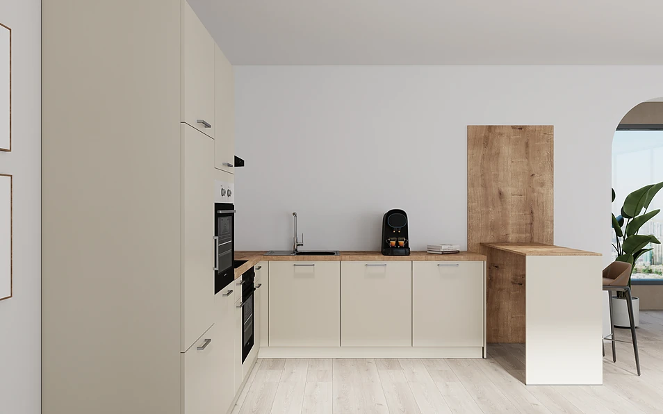 Nobilia SPA U-keuken 225 cm x 286 cm nobi smart Basis Coohom 0
