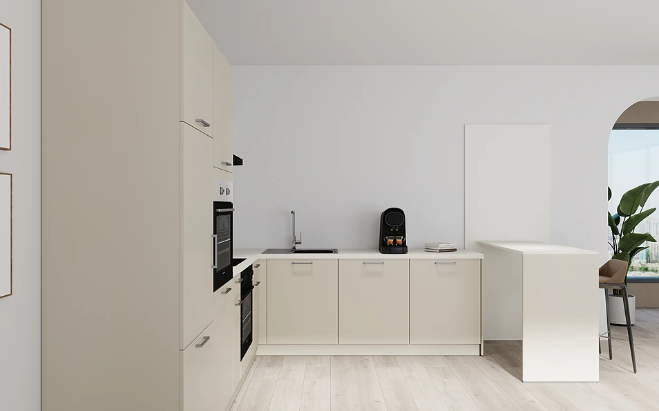 Nobilia SPA U-keuken 225 cm x 286 cm nobi smart Basis Coohom 0