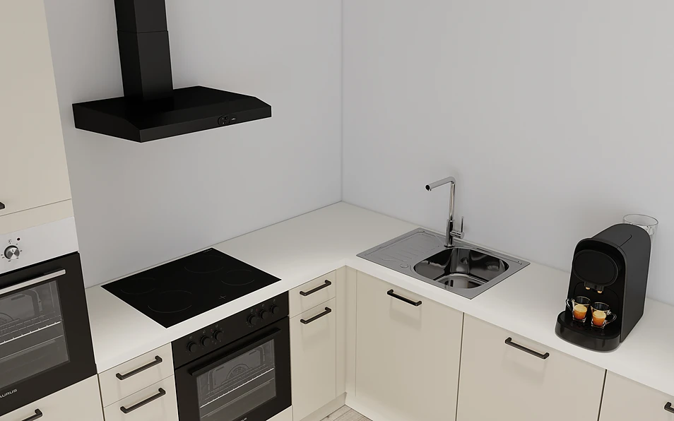 Nobilia SPA U-shaped kitchen 225 cm x 286 cm nobi smart Basic KPS Max web 2
