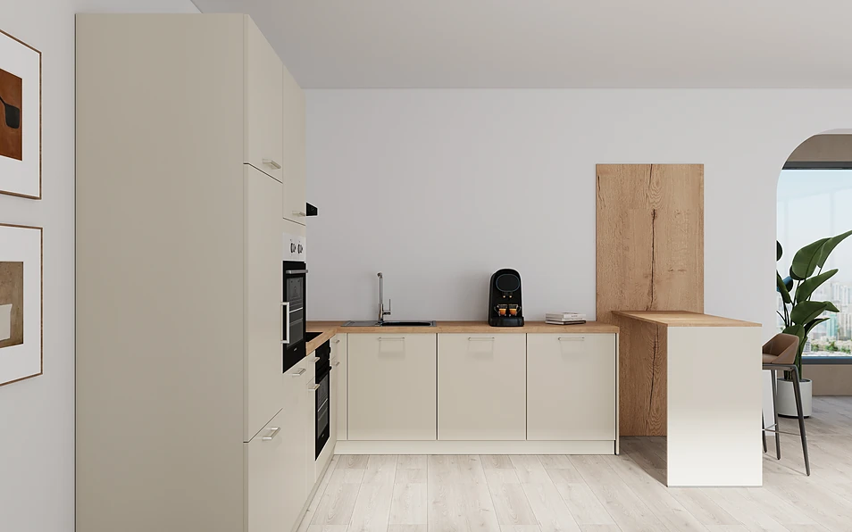 Nobilia SPA U-keuken 225 cm x 286 cm nobi smart Basis Coohom 0