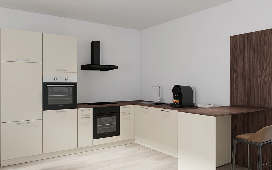 Nobilia SPA U-shaped kitchen 225 cm x 286 cm nobi smart Basic KPS Max web 1