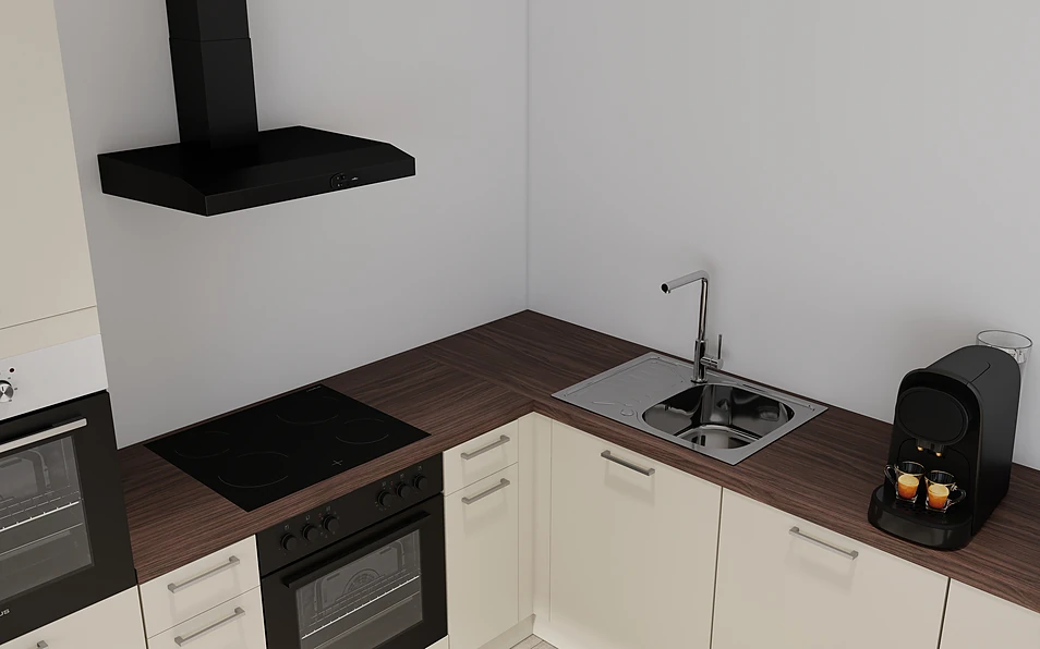 Nobilia SPA U-shaped kitchen 225 cm x 286 cm nobi smart Basic KPS Max web 2