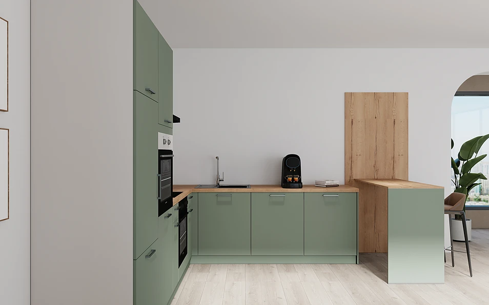 Nobilia SPA U-keuken 225 cm x 286 cm nobi smart Basis Coohom 0