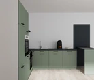 Nobilia SPA U-shaped kitchen 225 cm x 286 cm nobi smart Basic Coohom 0