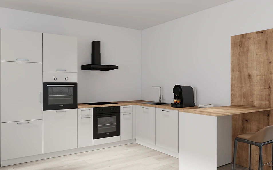 Nobilia SPA U-keuken 225 cm x 286 cm nobi smart Basis Coohom 1