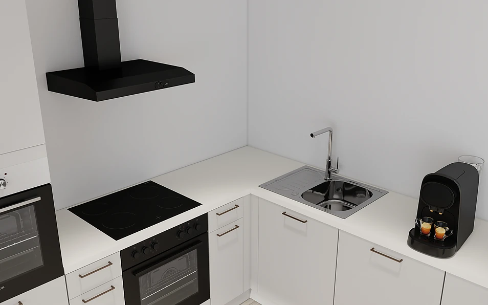Nobilia SPA U-shaped kitchen 225 cm x 286 cm nobi smart Basic KPS Max web 2