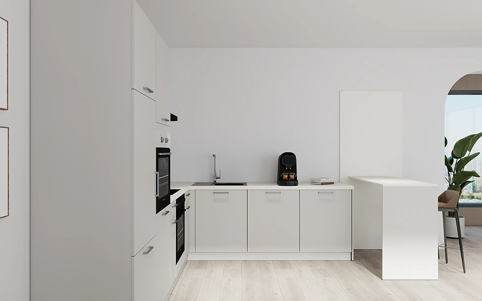 Nobilia SPA U-keuken 225 cm x 286 cm nobi smart Basis Coohom 0