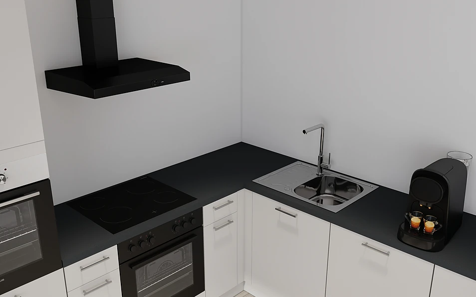 Nobilia SPA U-shaped kitchen 225 cm x 286 cm nobi smart Basic KPS Max web 2