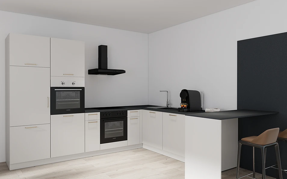 Nobilia SPA U-shaped kitchen 225 cm x 286 cm nobi smart Basic KPS Max web 1