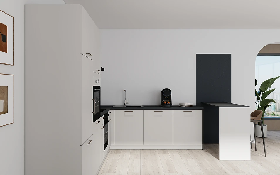 Nobilia SPA U-shaped kitchen 225 cm x 286 cm nobi smart Basic KPS Max web 0