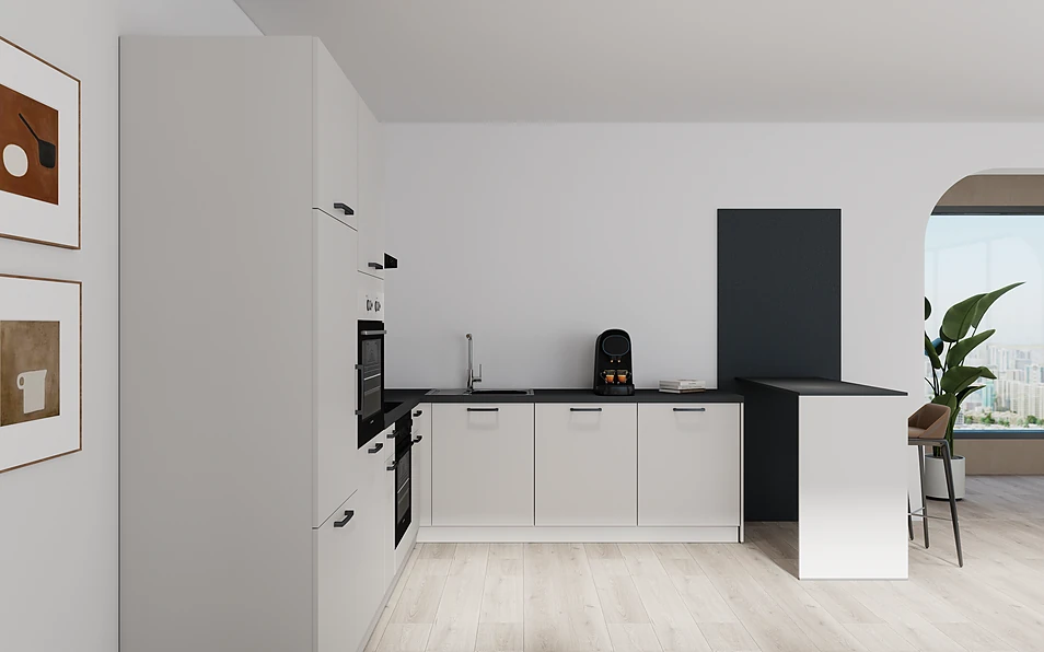 Nobilia SPA U-shaped kitchen 225 cm x 286 cm nobi smart Basic KPS Max web 0