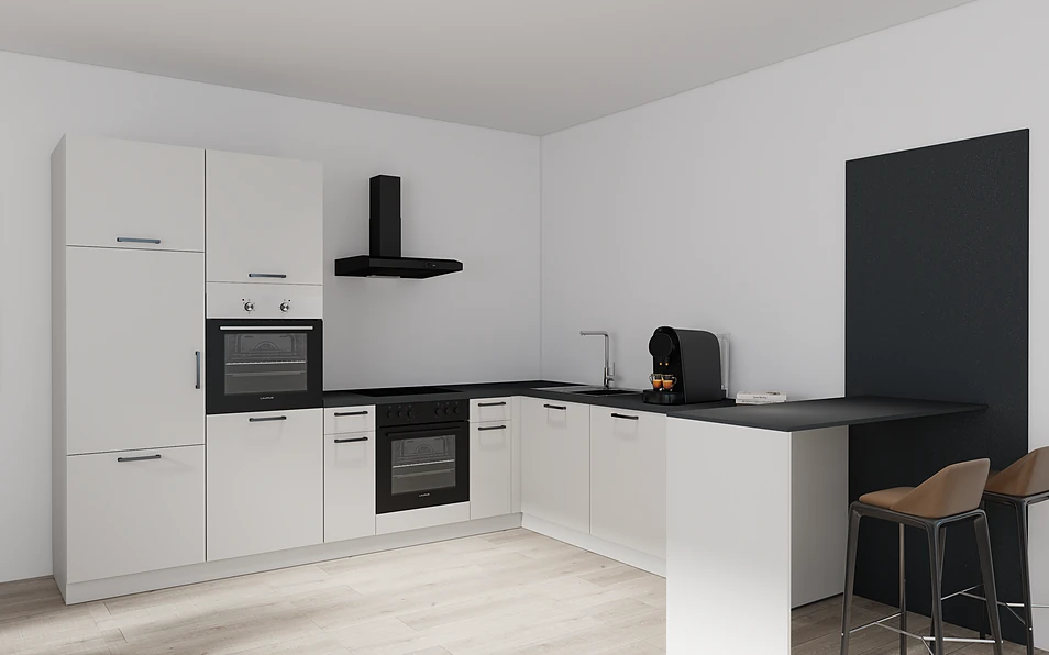 Nobilia SPA U-shaped kitchen 225 cm x 286 cm nobi smart Basic KPS Max web 1