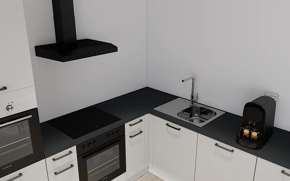 Nobilia SPA U-shaped kitchen 225 cm x 286 cm nobi smart Basic KPS Max web 2