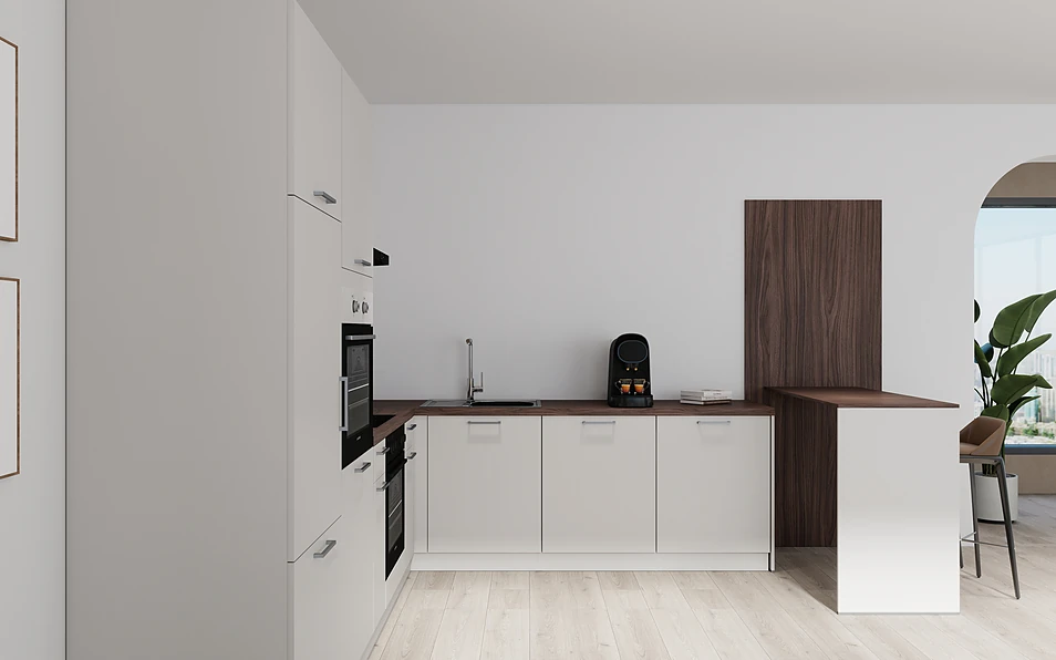 Nobilia SPA U-keuken 225 cm x 286 cm nobi smart Basis Coohom 0