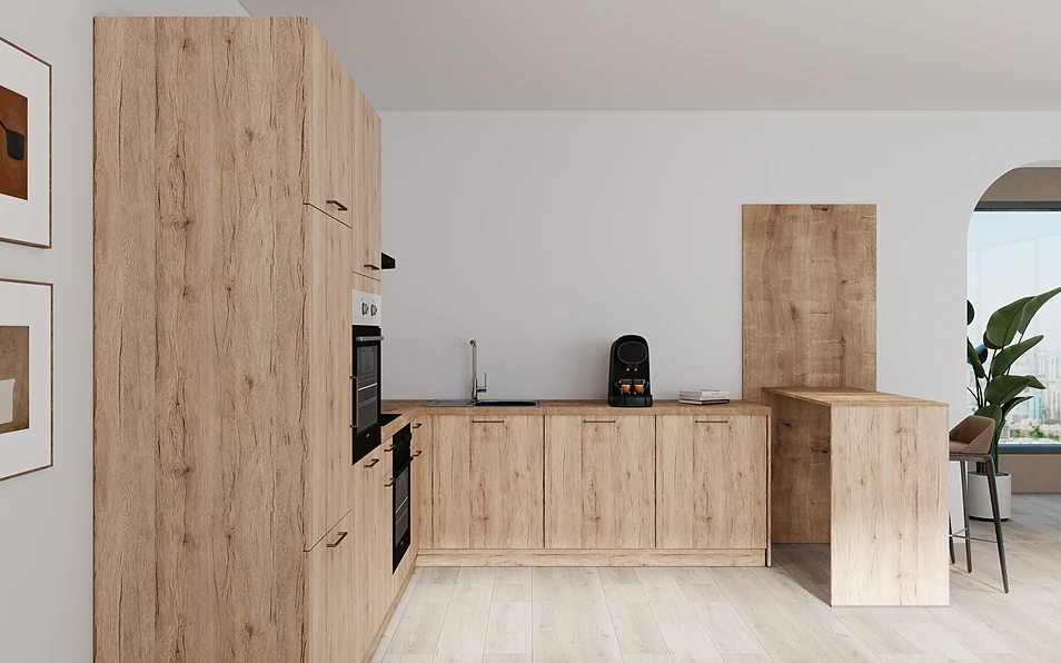 Nobilia SPA U-keuken 225 cm x 286 cm nobi smart Basis Coohom 0