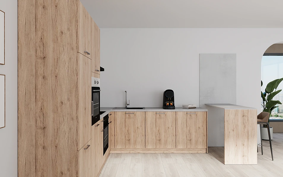 Nobilia SPA U-keuken 225 cm x 286 cm nobi smart Basis Coohom 0