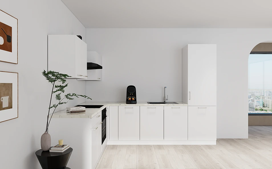 Nobilia SPA Hoekkeuken 230 cm x 285 cm nobi smart Basis Coohom 0