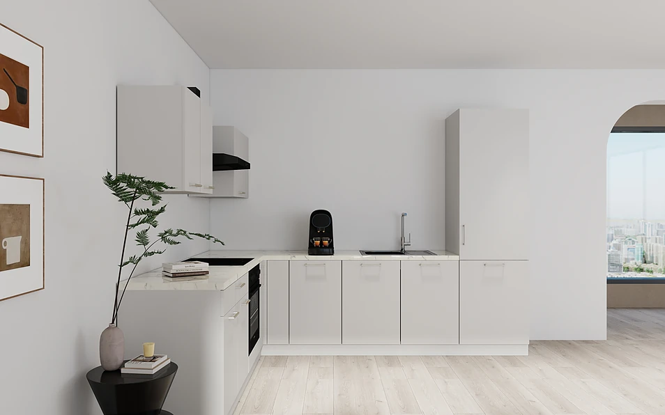 Nobilia SPA Hoekkeuken 230 cm x 285 cm nobi smart Basis Coohom 0