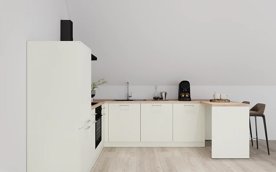 Nobilia SPA U-shaped kitchen 247 cm x 285 cm nobi smart Basic Coohom 0