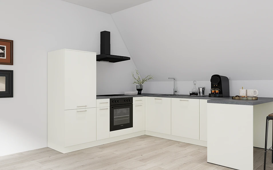 Nobilia SPA U-shaped kitchen 247 cm x 285 cm nobi smart Basic Coohom 1