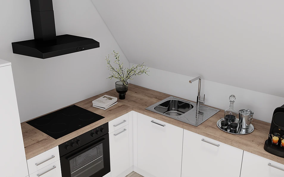 Nobilia SPA U-Küche 247 cm x 285 cm nobi smart Basis Coohom 2