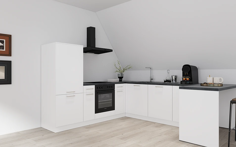 Nobilia SPA U-shaped kitchen 247 cm x 285 cm nobi smart Basic Coohom 1